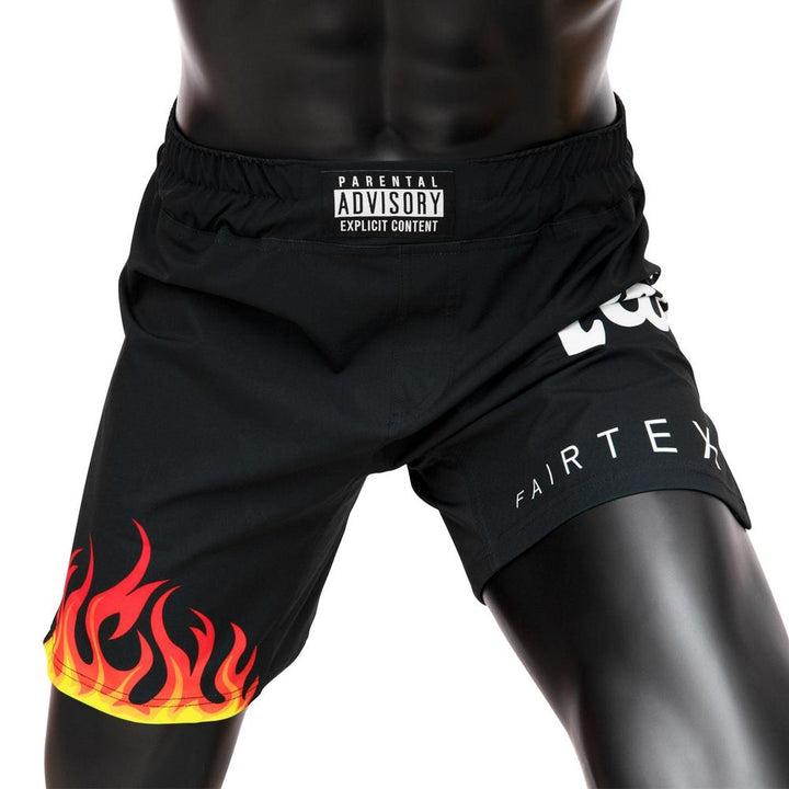 AB12 Fairtex MMA Board Shorts Burn-Fairtex