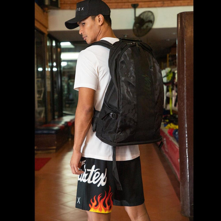 AB12 Fairtex MMA Board Shorts Burn-Fairtex