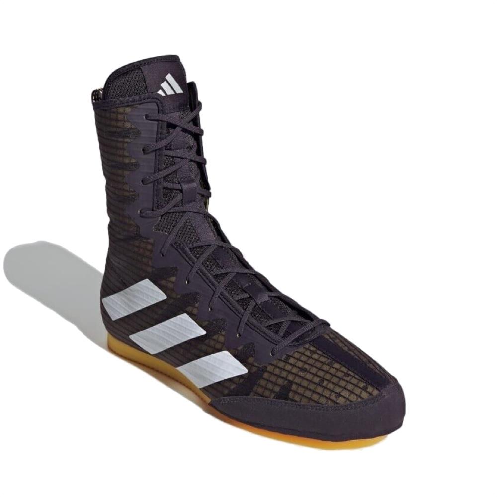 Adidas Box Hog 4 Boxing Boots - Black/Oly-Adidas