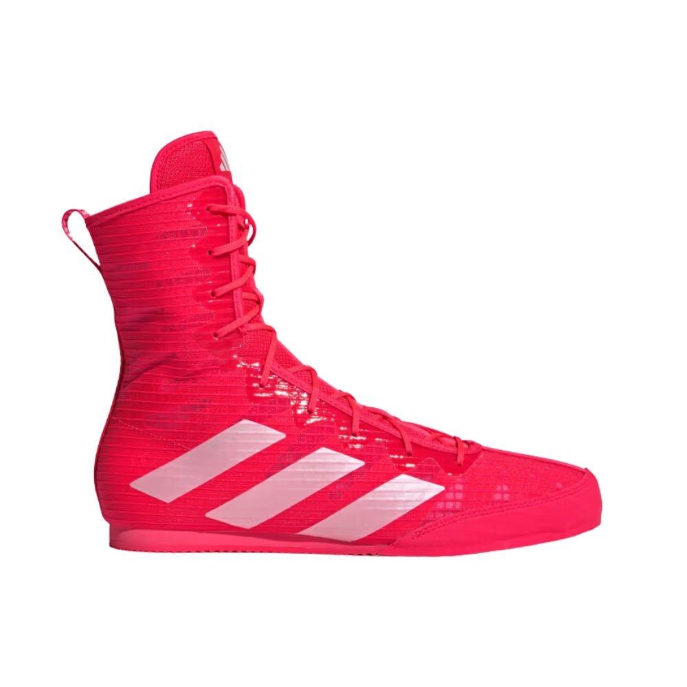 Adidas Box Hog 4 Boxing Boots - Lucid Red | Fight Equipment UK