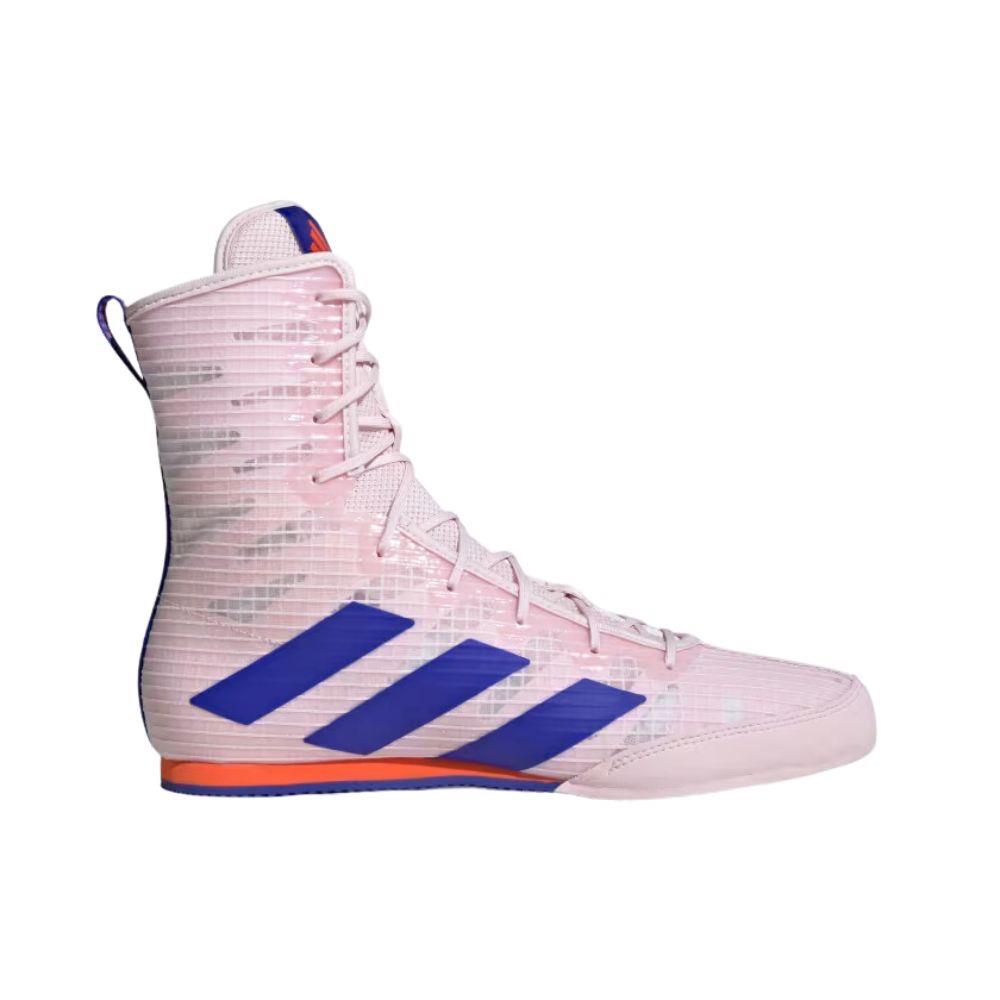 Adidas Box Hog 4 Boxing Boots - Pink/Blue | Fight Equipment UK