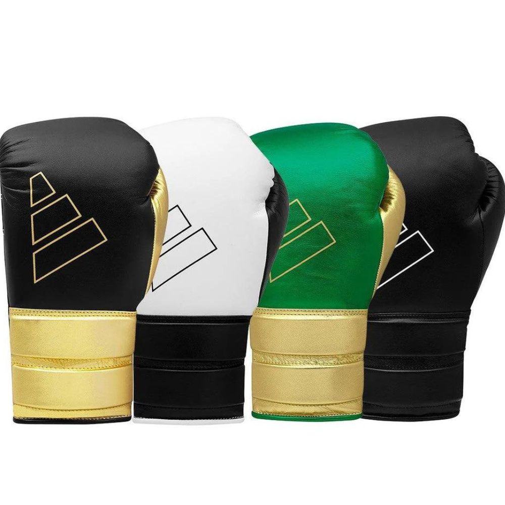 black and gold adidas boxing gloves