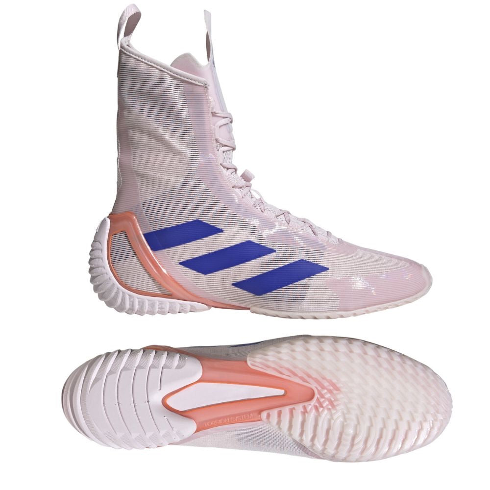 Adidas Speedex Ultra Boxing Boots Pink/Blue Fight Equipment UK