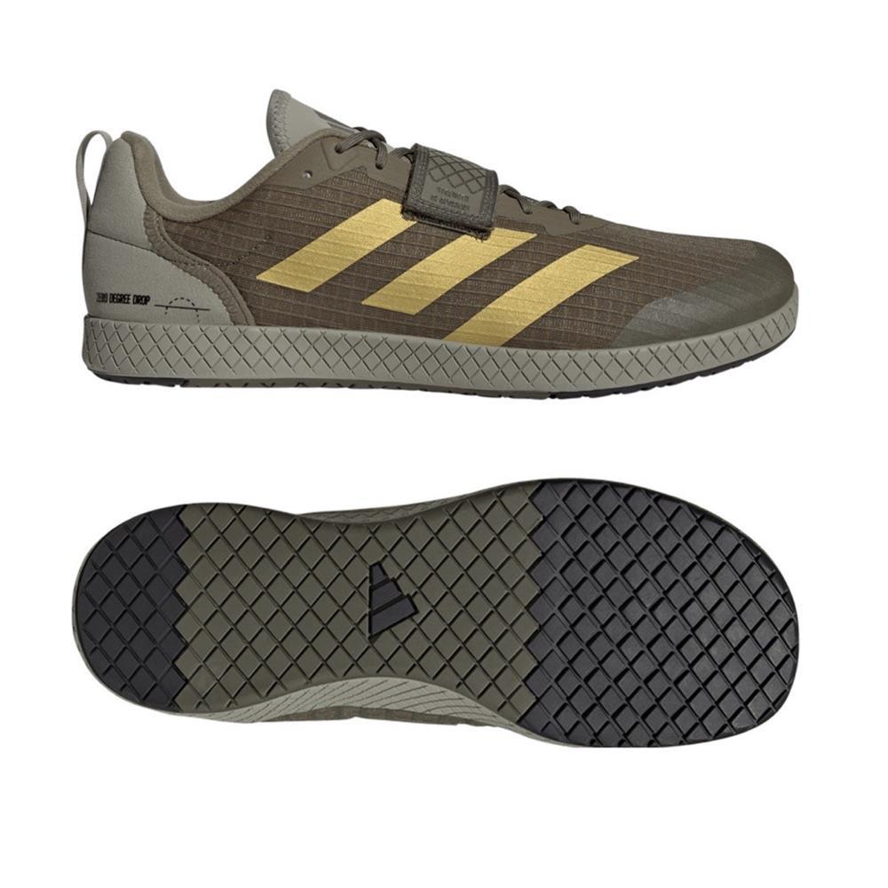 Adidas Total Weightlifting Boots - Green/Gold