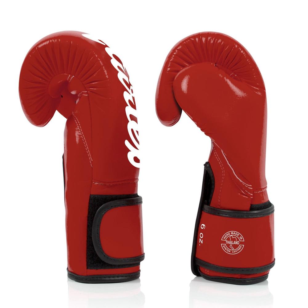 BGV14 Fairtex Microfibre Boxing Gloves Red-Fairtex