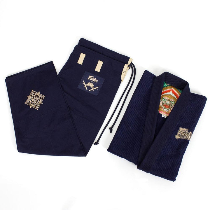 BJJ2 Fairtex Matchanu Premium BJJ Gi Navy-Fairtex
