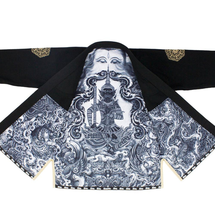 BJJ3 Fairtex Treeburam Premium BJJ Gi Black-Fairtex