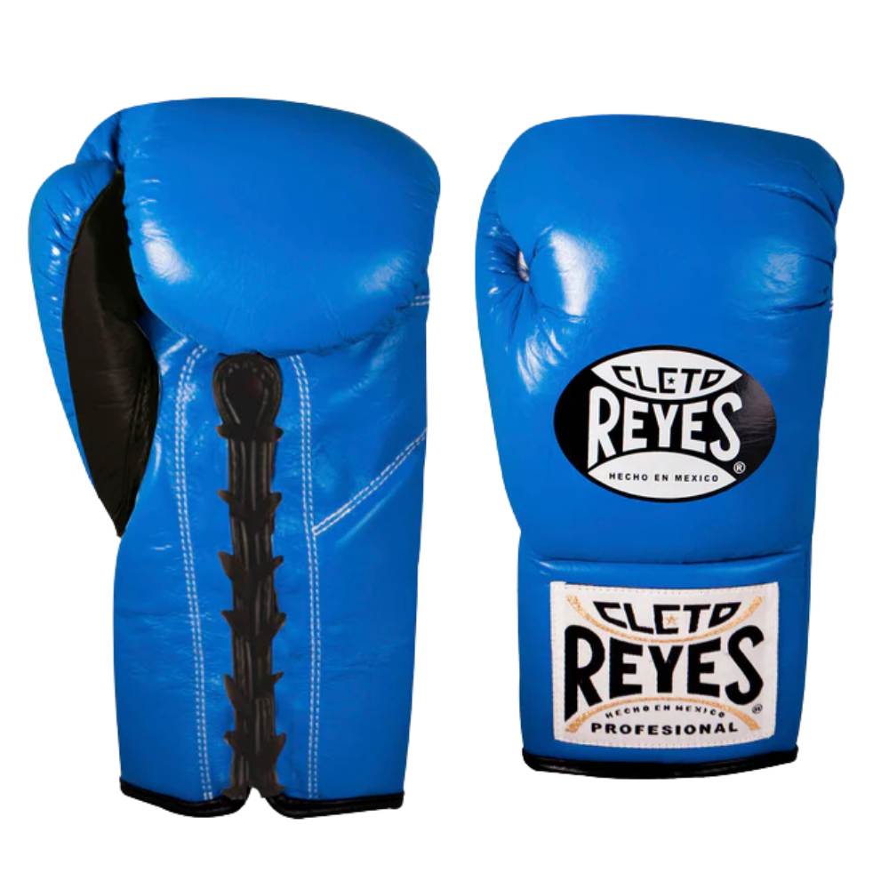 Cleto Reyes Safetec Boxing Gloves - Blue | Fight Equipment UK
