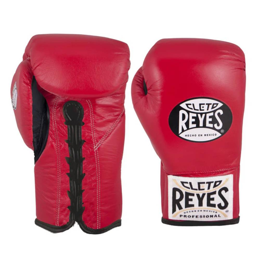 Cleto Reyes Safetec Boxing Gloves - Red-Cleto Reyes