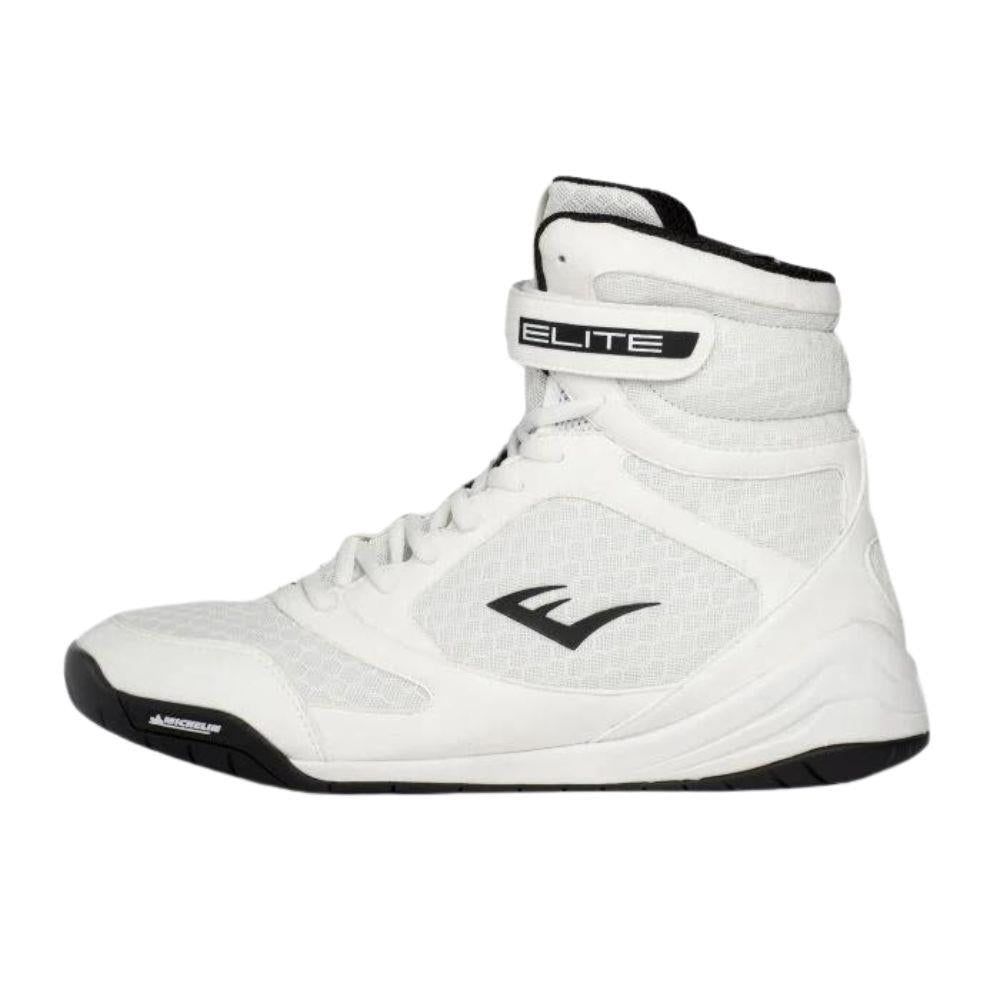 Everlast Elite High Top Boxing Boots White