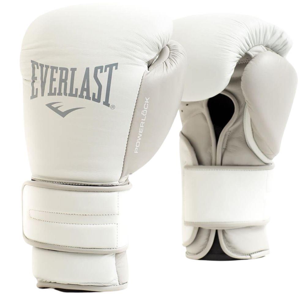Everlast Powerlock 2 Boxing Gloves - White-Everlast