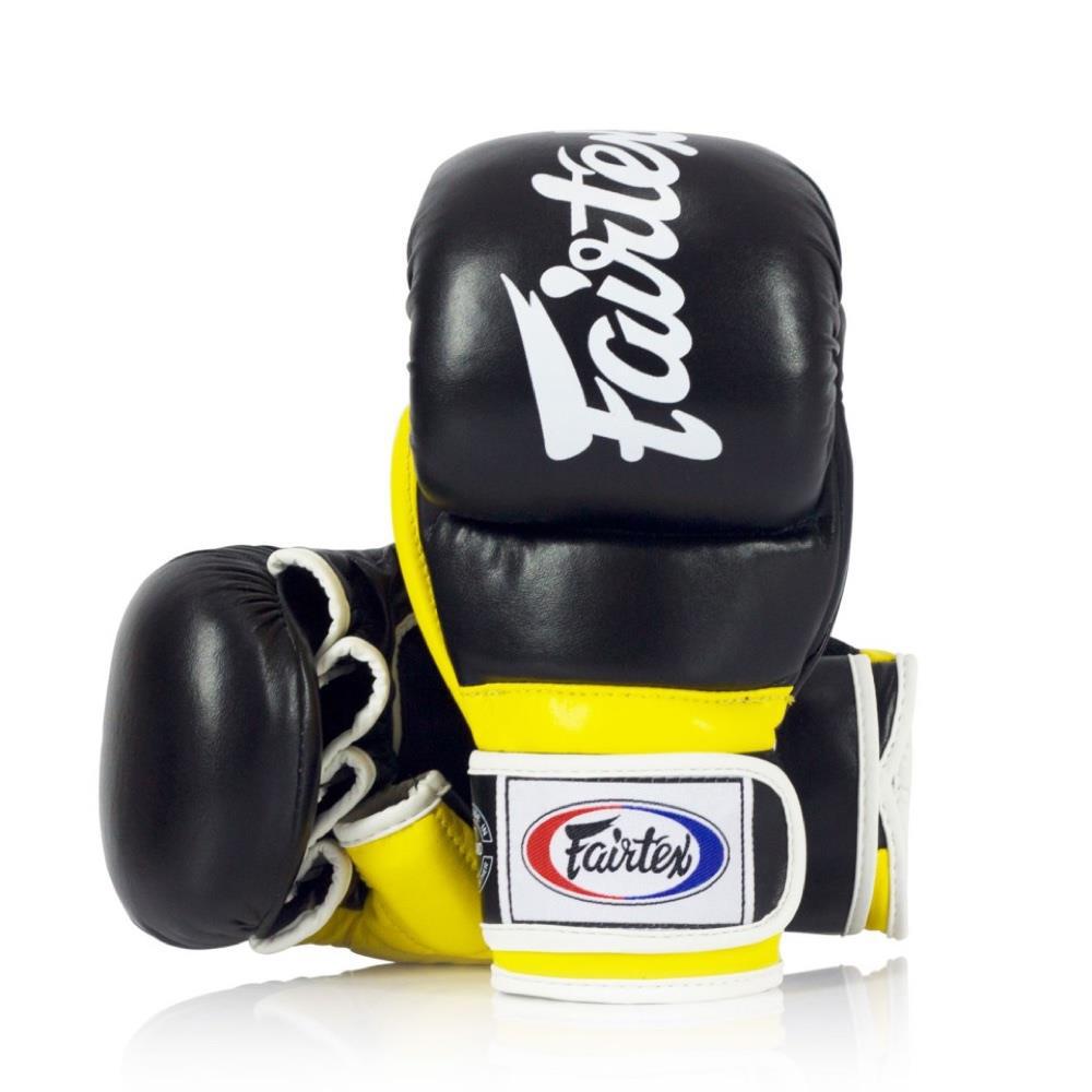 Fairtex Super MMA Sparring Gloves - Black/Yellow
