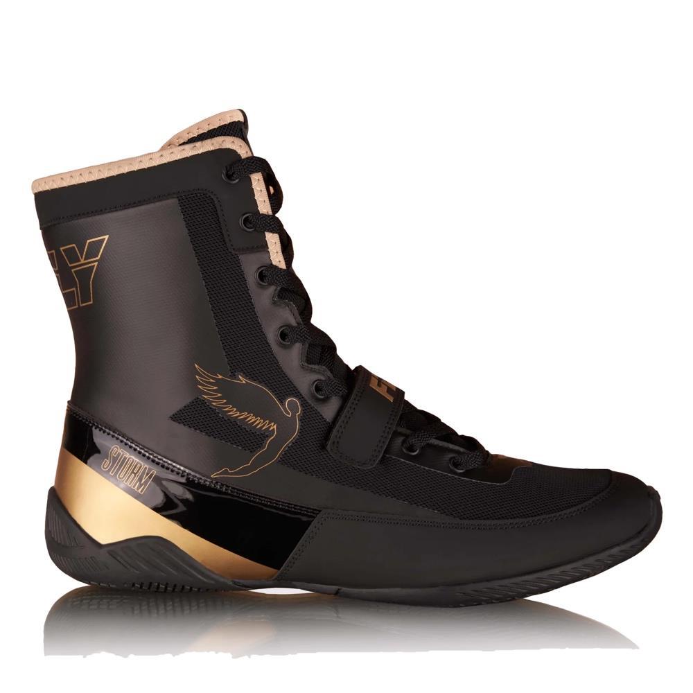Fly Storm Boxing Boots - Black/Gold