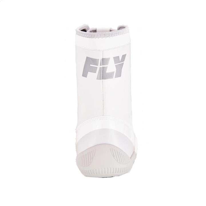 Fly Storm Boxing Boots - White/Grey-FEUK