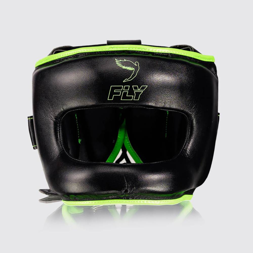 Fly Superbar X Head Guard - Black/Green-Fly