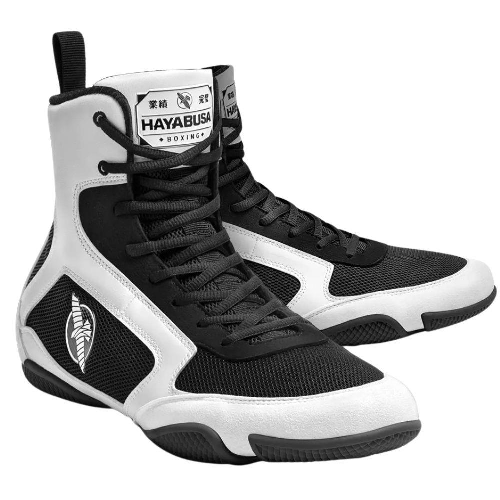 Hayabusa Pro Boxing Boots White/Black
