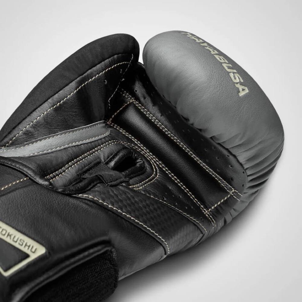 Hayabusa T3 Boxing Gloves - Grey/Black-FEUK