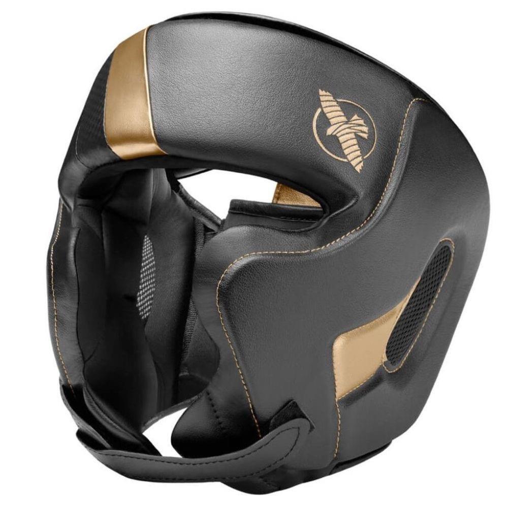 Hayabusa T3 Head Guard - Black/Gold | Fight Equipment UK