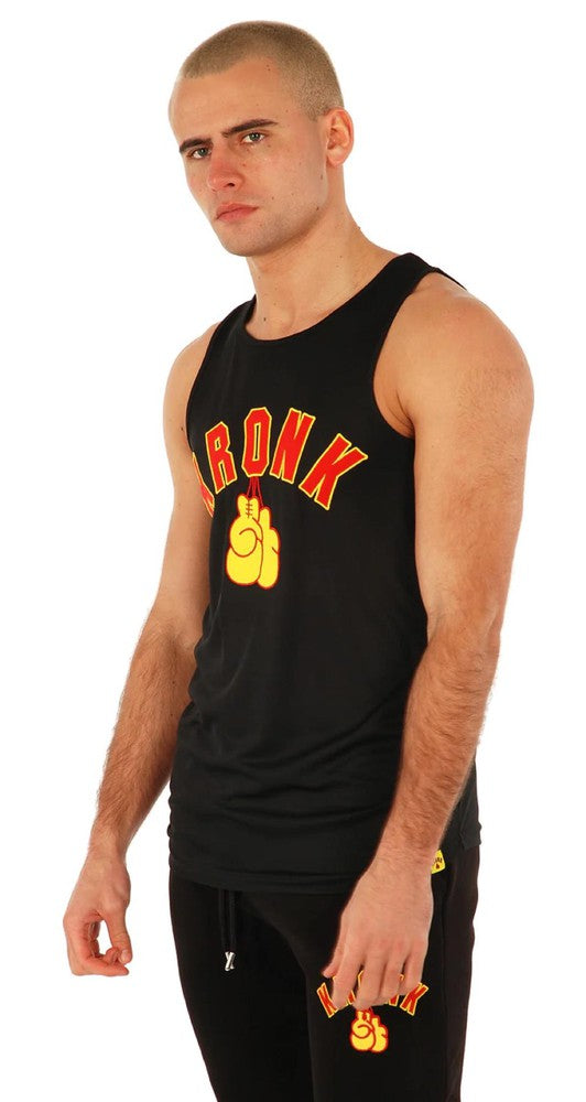 Kronk Gloves Applique Training Vest - Black-Kronk