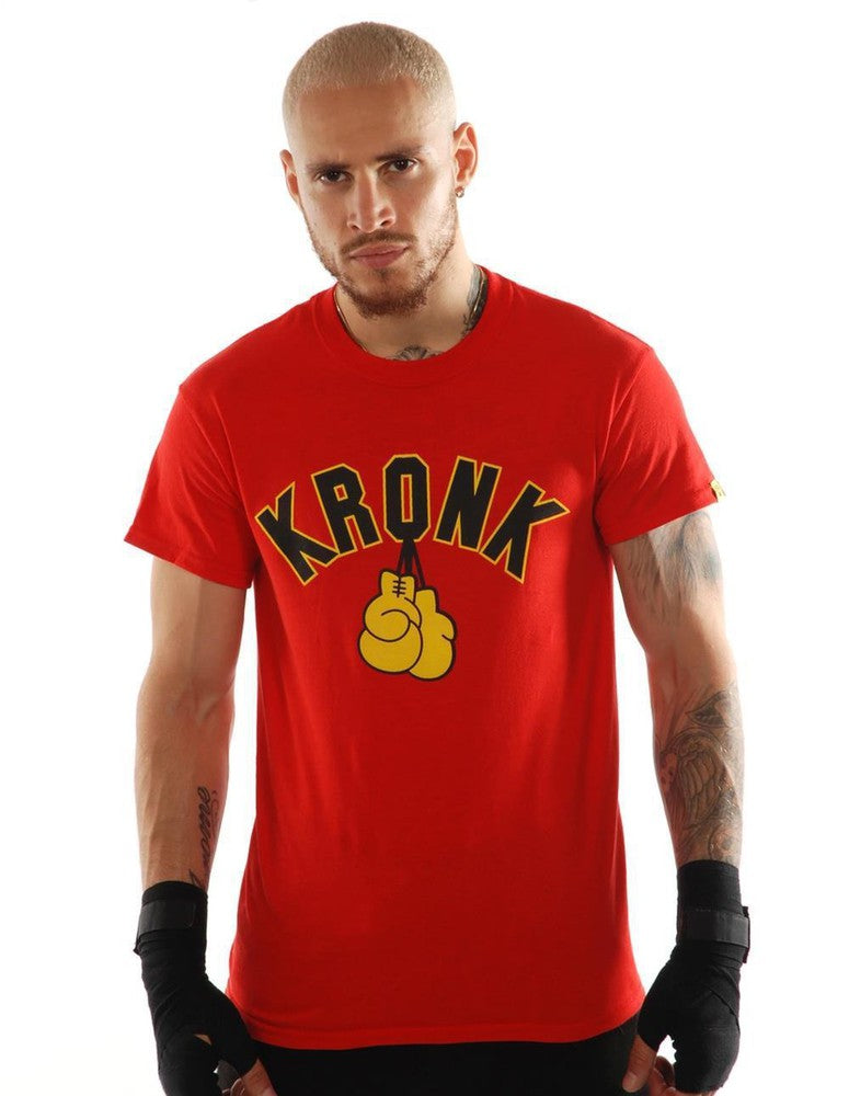 Kronk Gloves T-Shirt - Red-KBGTEE-RED-S-FEUK
