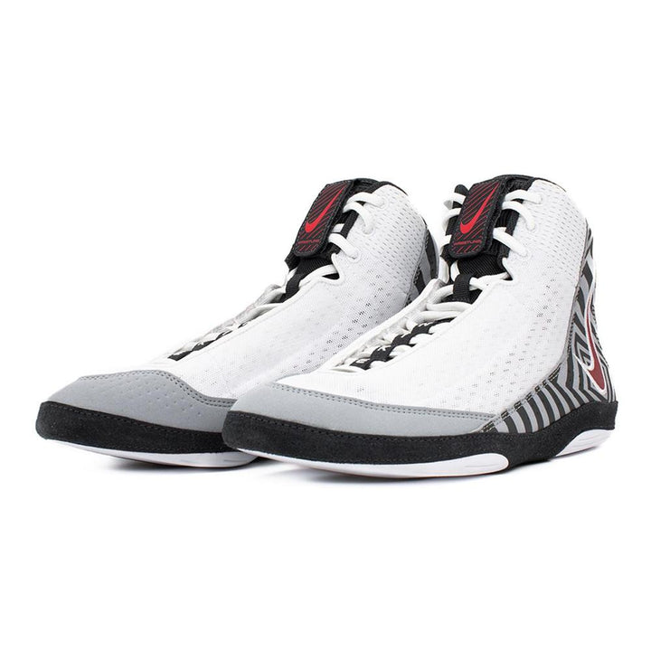 Nike Inflict 4 SE Wrestling Boots - White/Grey-Nike