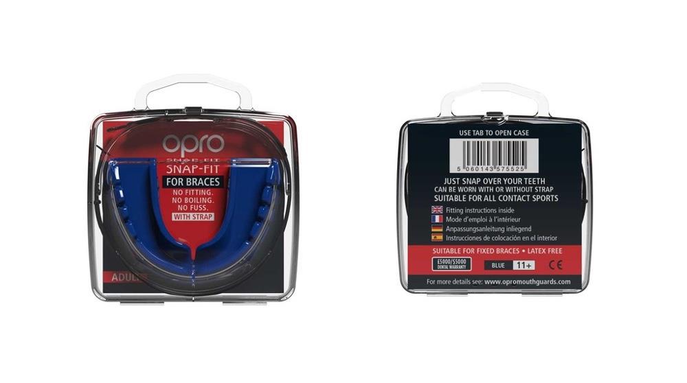 Opro Snap Fit Braces Mouth Guard-FEUK
