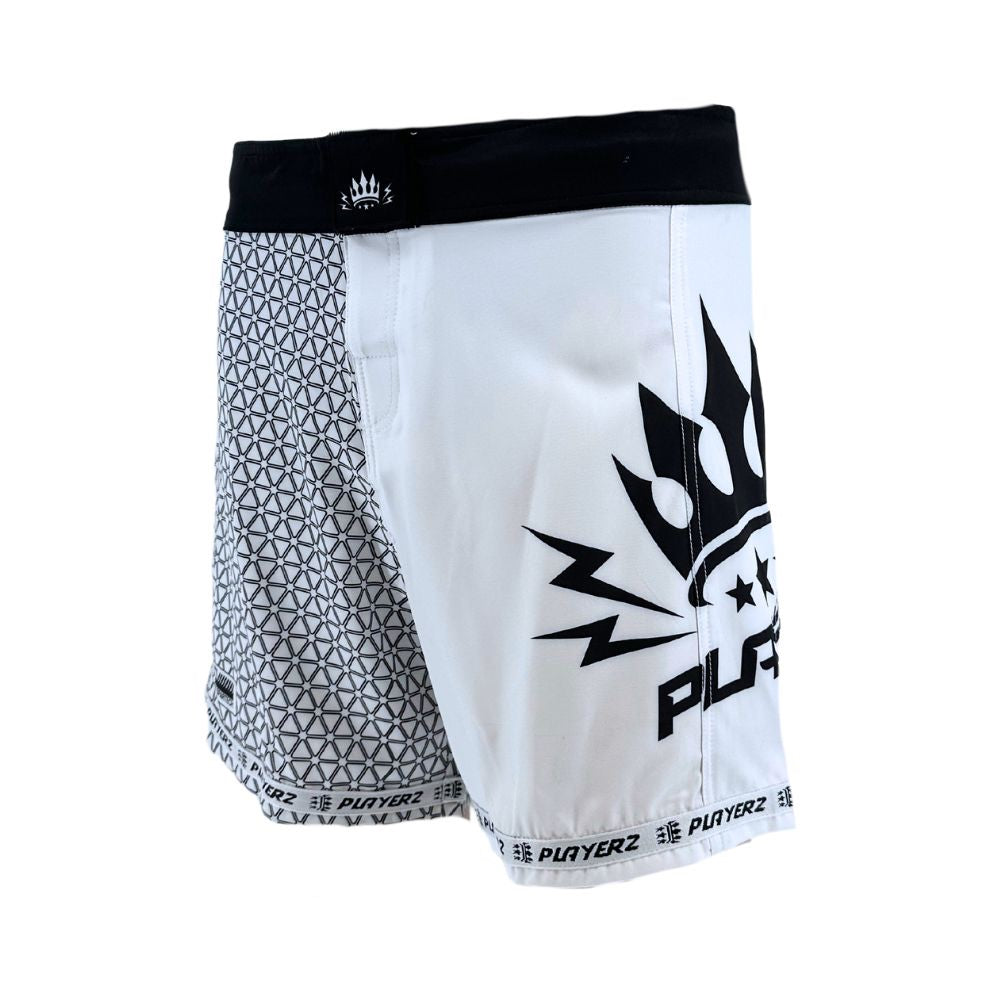 Playerz Mosaic High Cut MMA Shorts-Playerz Boxing