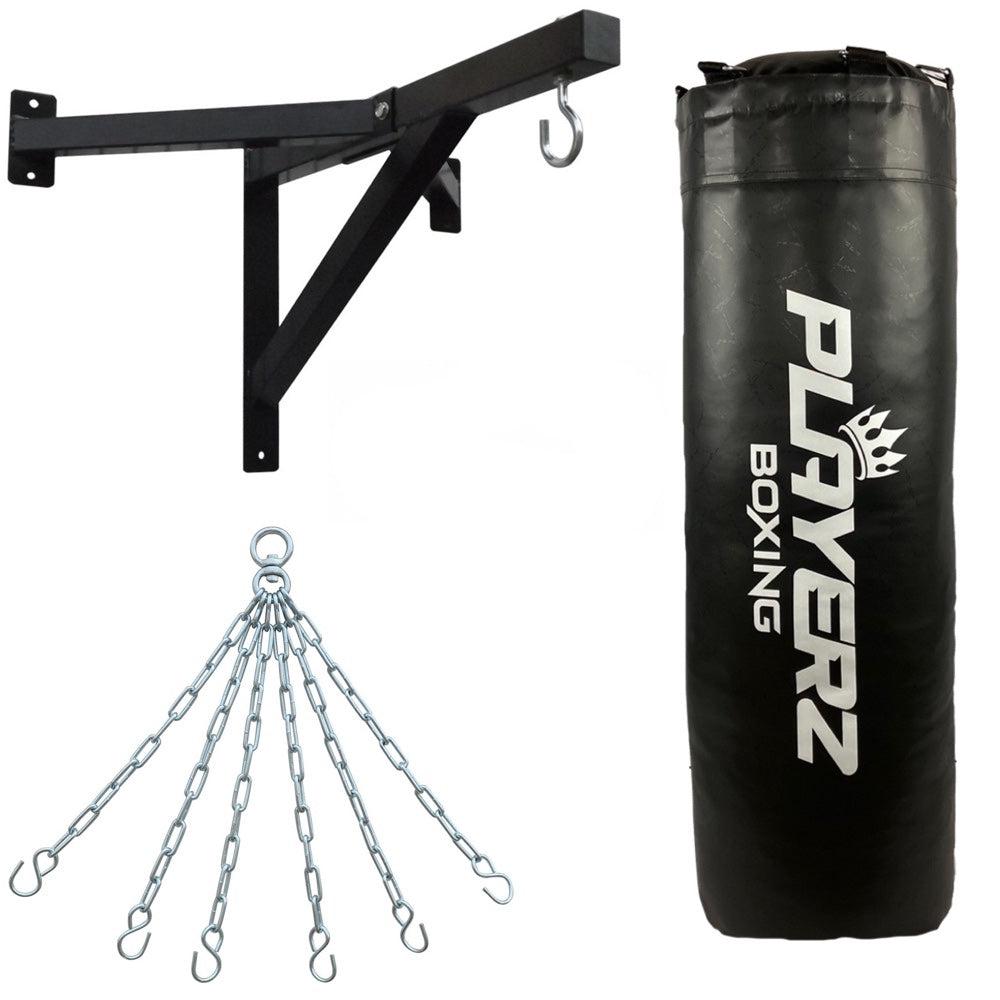 Playerz Boxing Punch Bag & Heavy Duty Bracket Bundle