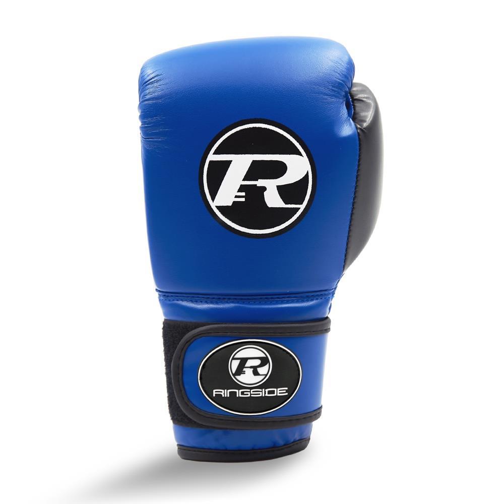 Ringside Junior PU Boxing Gloves Blue Fight Equipment UK FEUK