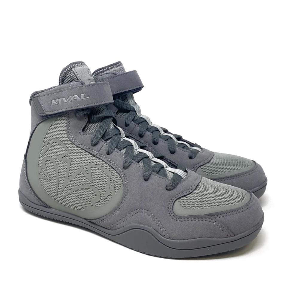 Rival Genesis 3 Boxing Boots - Grey-Rival Boxing