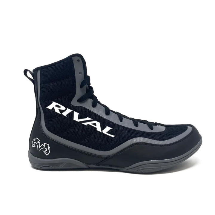 Rival RSX Future Kids Boxing Boots - Black/Grey-Rival Boxing