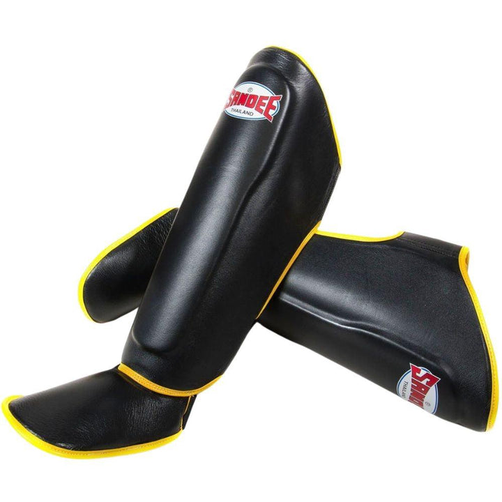Sandee Authentic Leather Shin Guards-FEUK