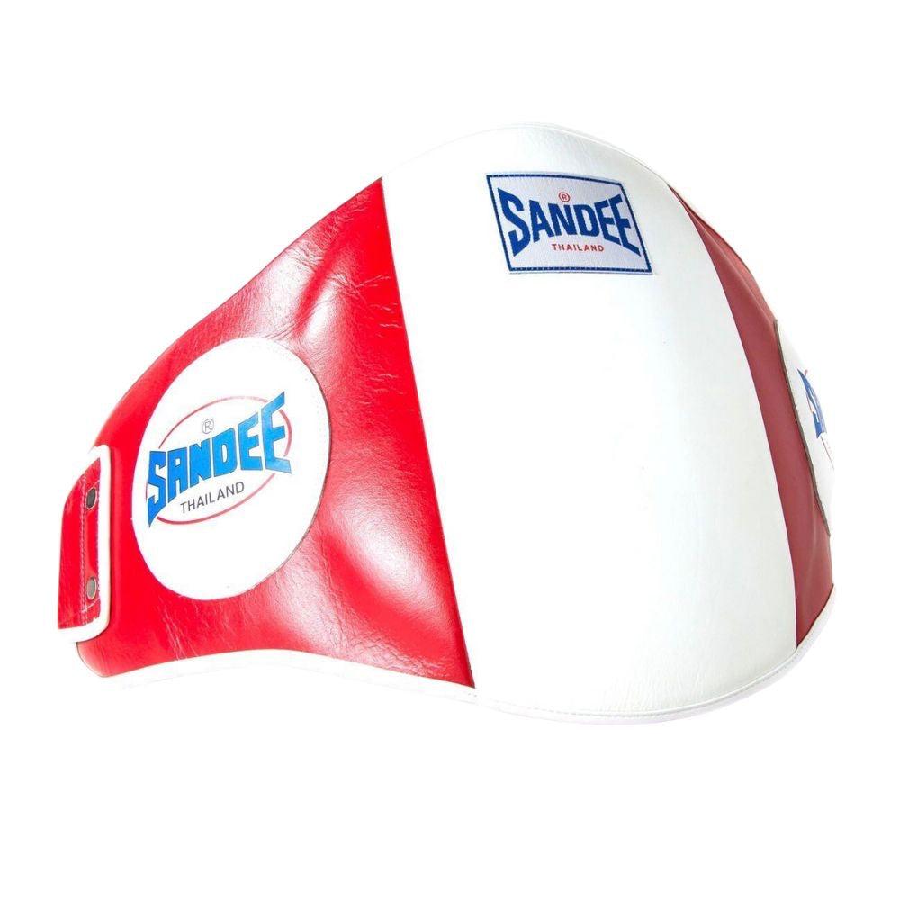 Sandee Muay Thai Belly Pad - Red/White