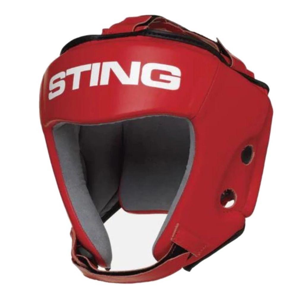 Sting IBA Approved Head Guard - Red-Sting