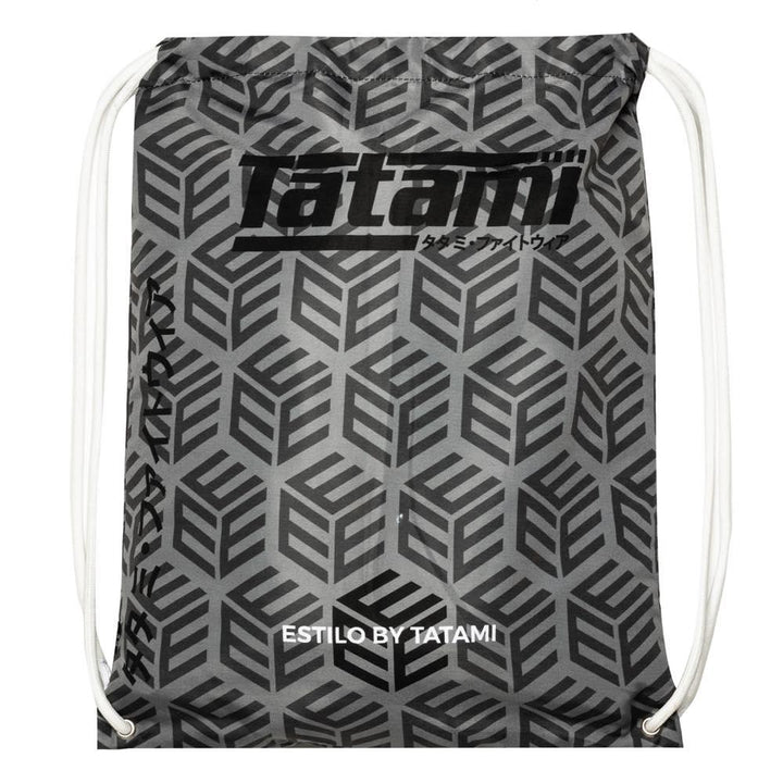 Tatami Black Label Ladies Estilo BJJ Gi - Grey/Black-est-label-blkgry-F1-FEUK