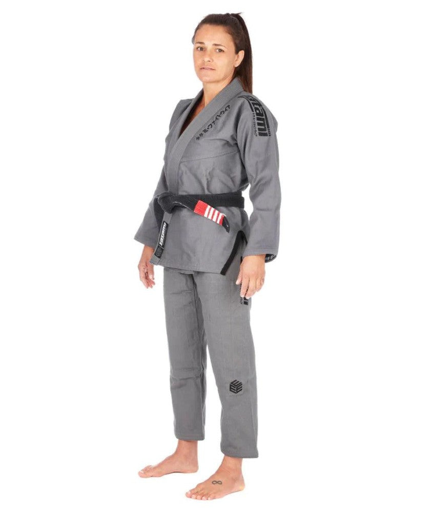 Tatami Black Label Ladies Estilo BJJ Gi - Grey/Black