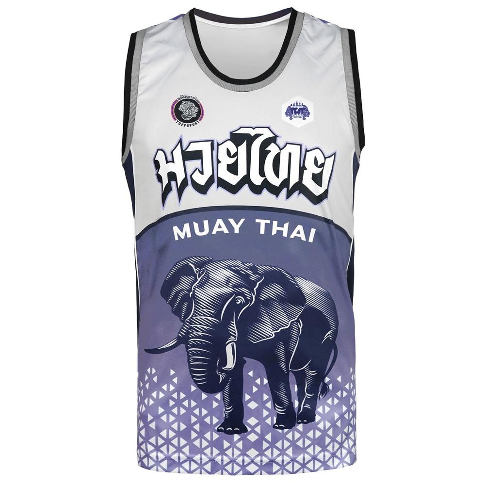TUFF Tank Top War Elephant Grey-Blue-TUFF Sport