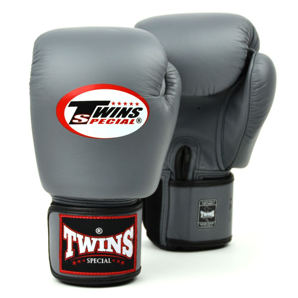 Twins Boxing Gloves Grey Fight Equipment UK - Main Image