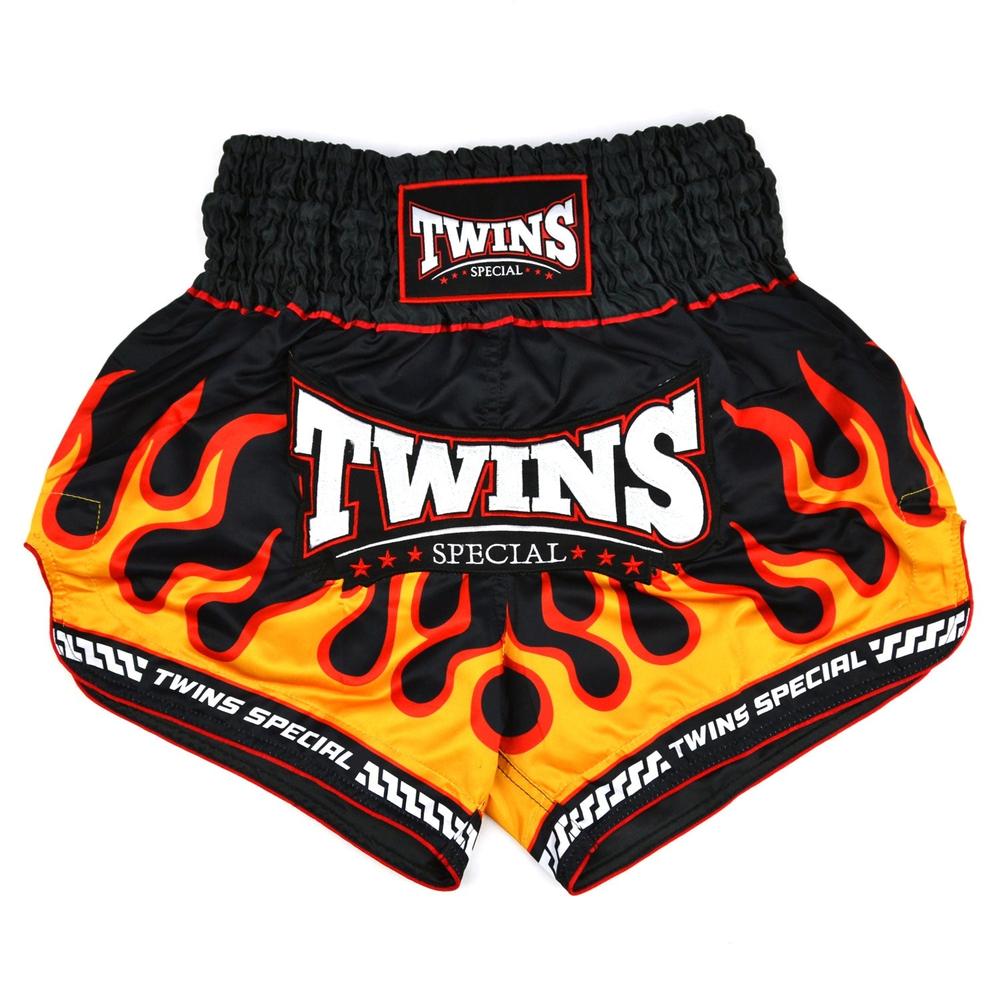 Muay Thai Boxing Shorts U2013 Samurai In Black And Orange