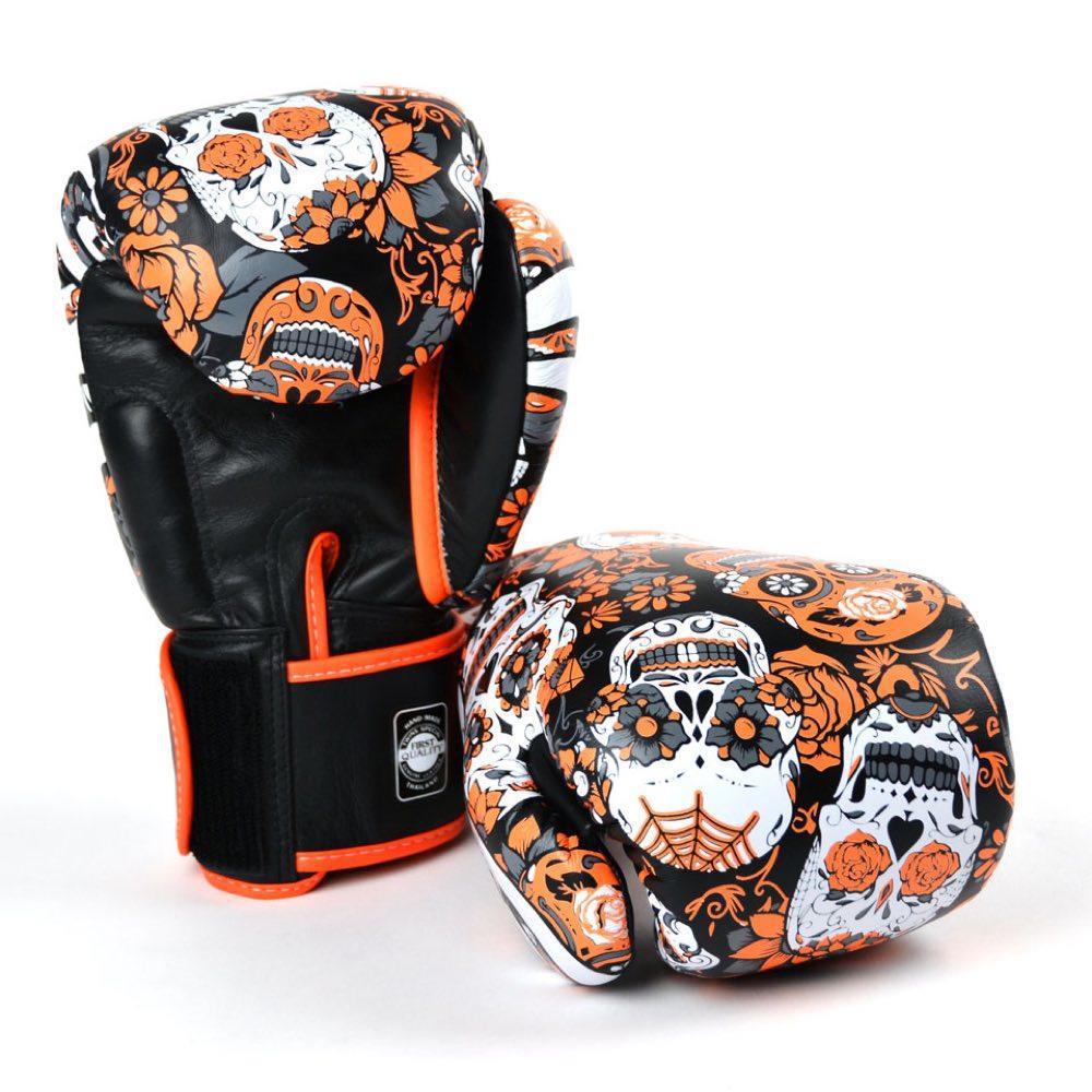 Twins Skull Boxing Gloves Fight Equipment UK