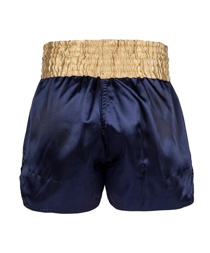Venum Classic Muay Thai Shorts - Navy Blue/Gold-Venum