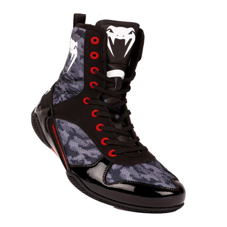 Venum Elite Boxing Boots - Dark Camo