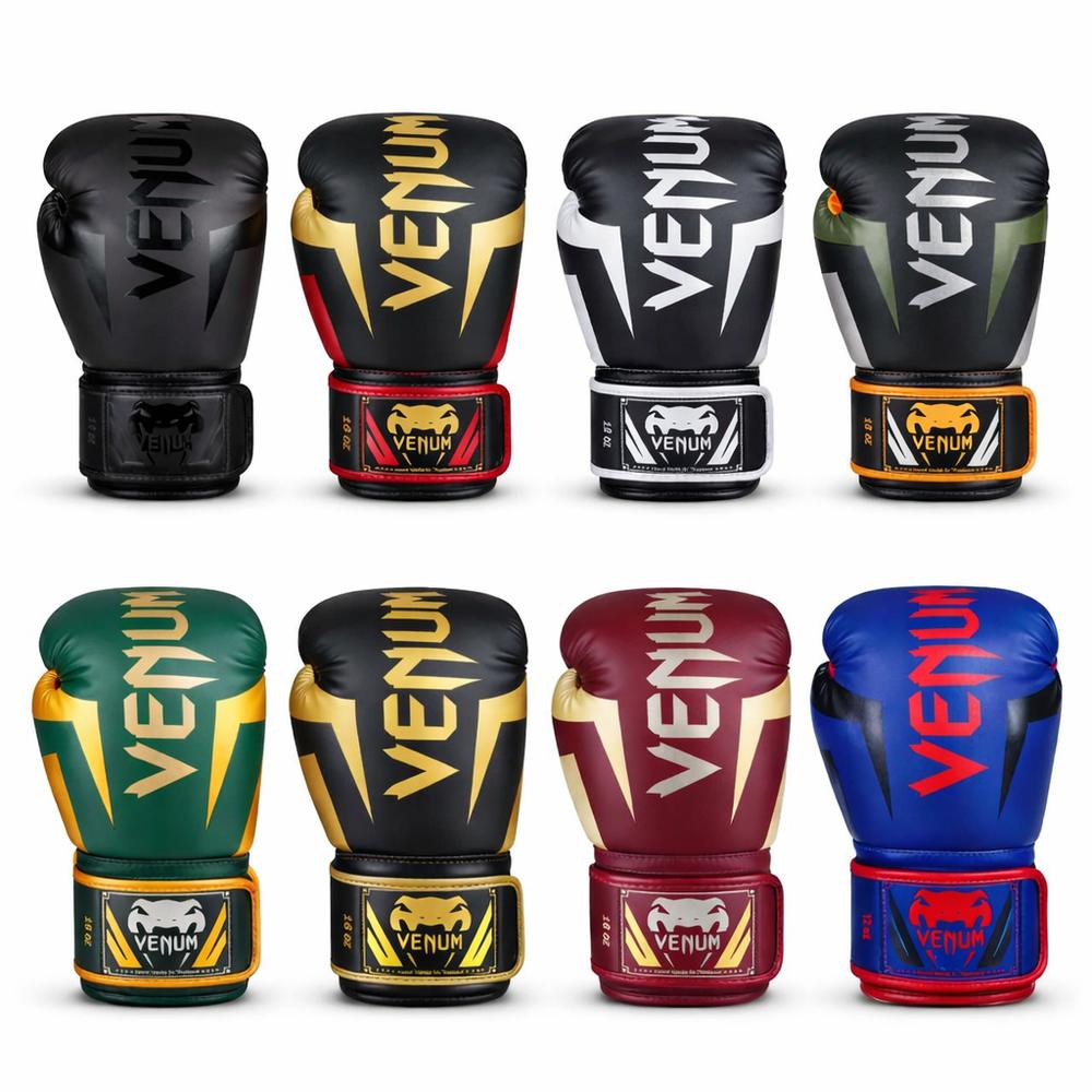 VENUM グローブ ELITE BOXING GLOVES 16オンス Venum Elite Boxing Gloves - Black - Venum