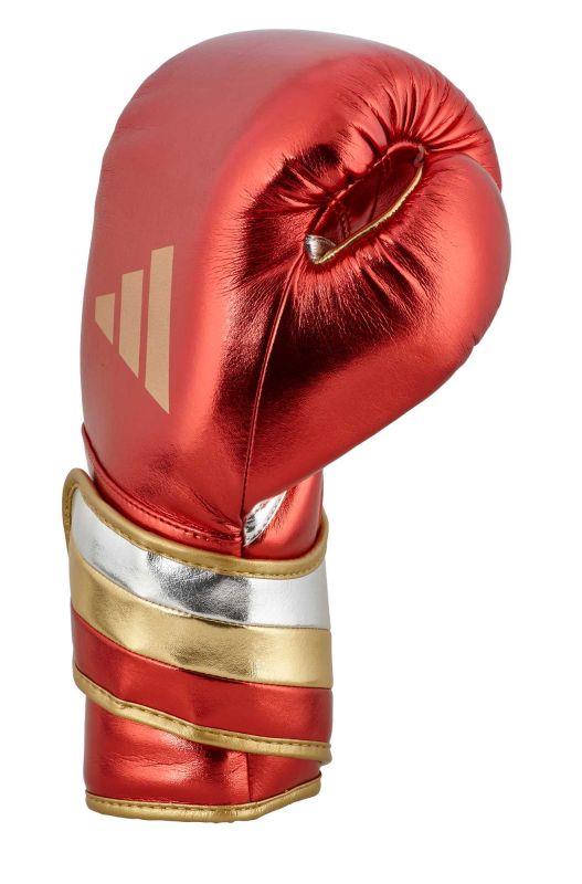 Adidas Adispeed Boxing Gloves - Red/Gold - 18oz (MF)