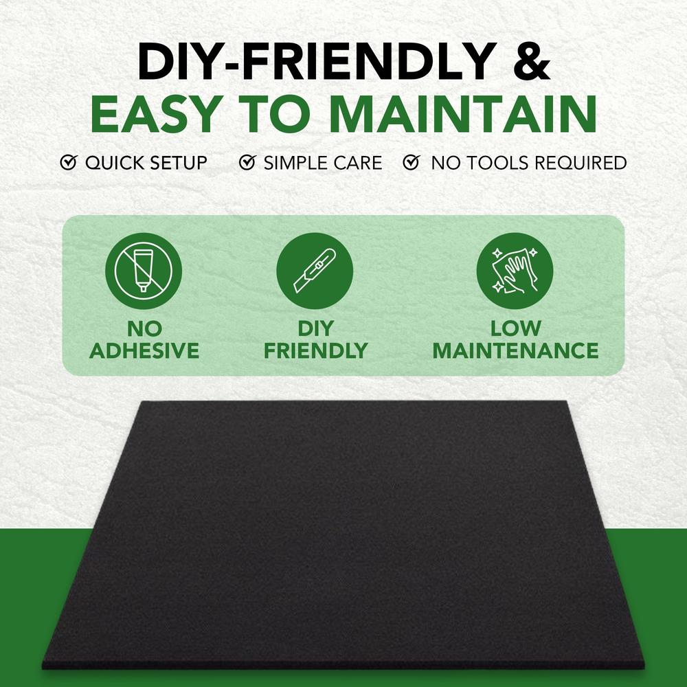 11mm PRO Heavy-Duty Gym Rubber Mats-Sprung Gym Flooring