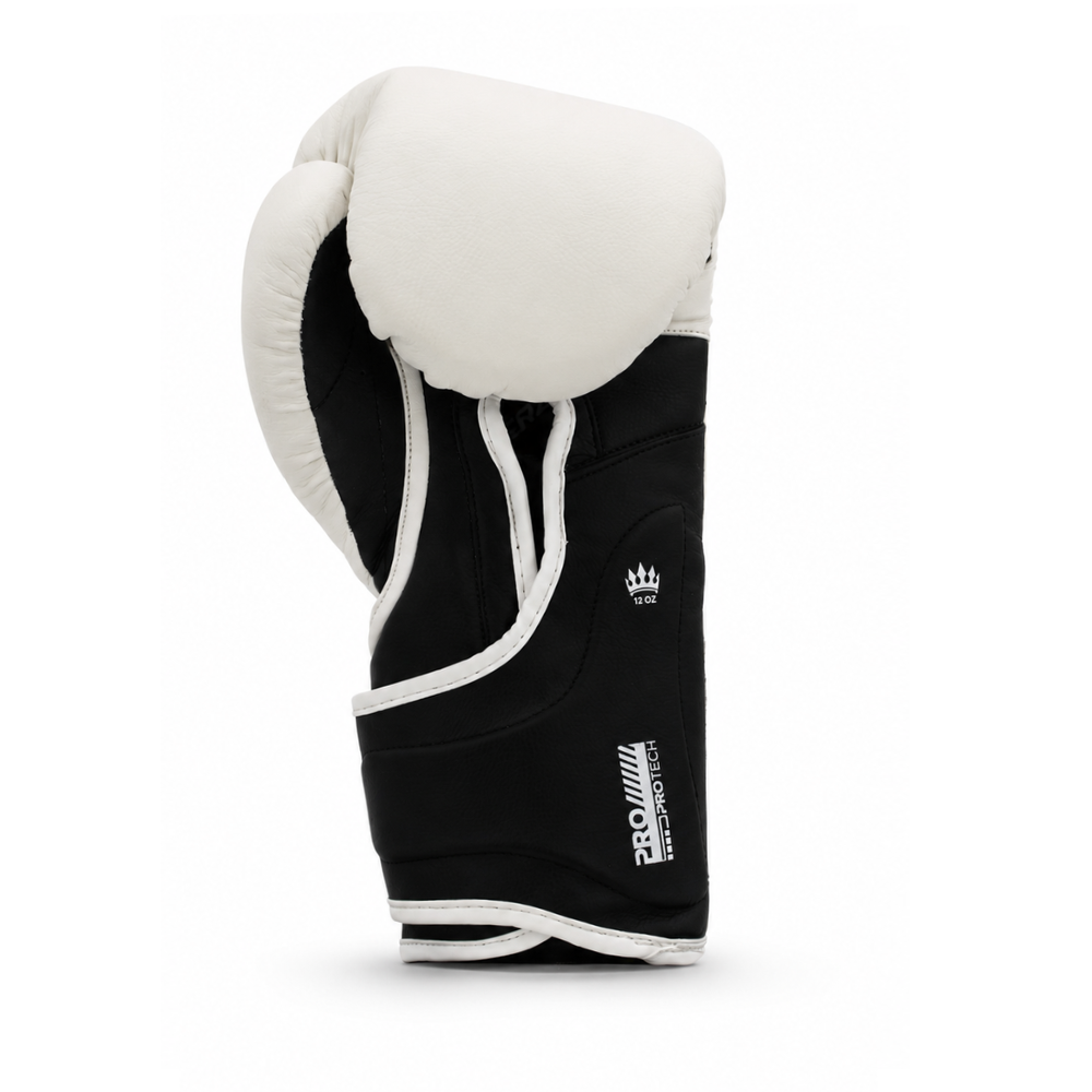 Playerz ProTech Boxing Gloves Velcro - White