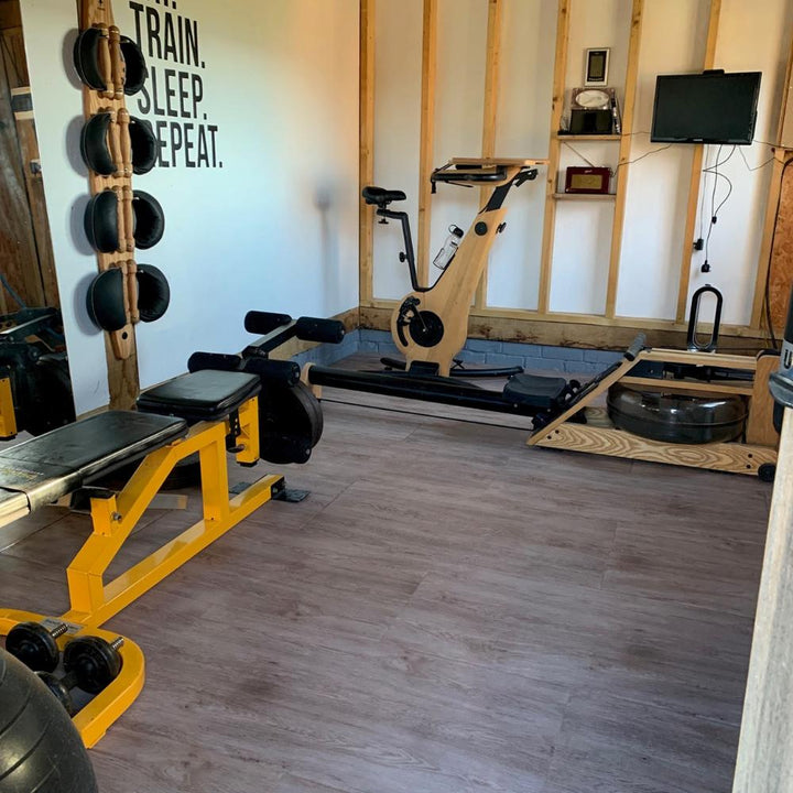 20mm Konnecta Wood Effect Gym Flooring Mats-Sprung Gym Flooring