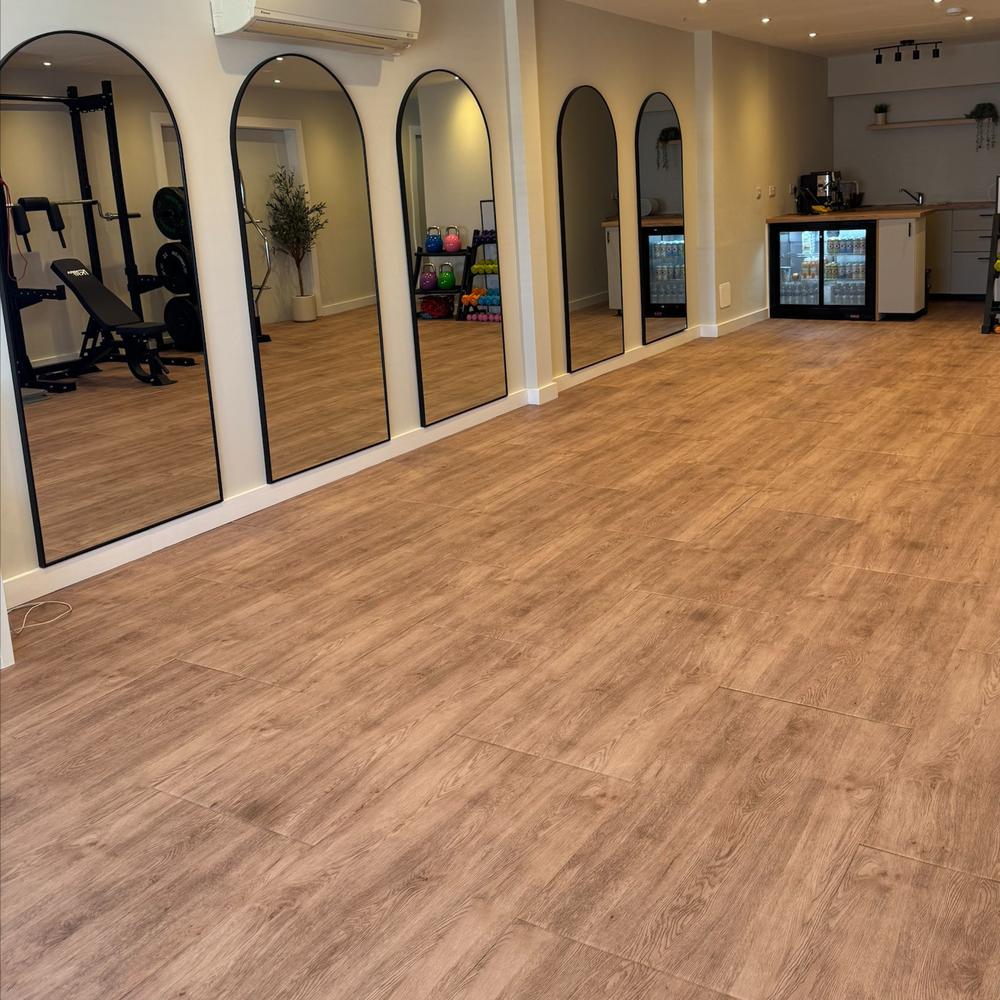 20mm Konnecta Wood Effect Gym Flooring Mats-Sprung Gym Flooring