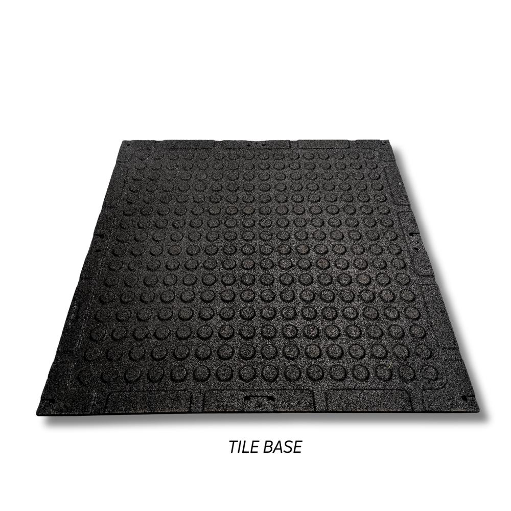 20mm Onyx EPDM Rubber Gym Tiles-Sprung Gym Flooring