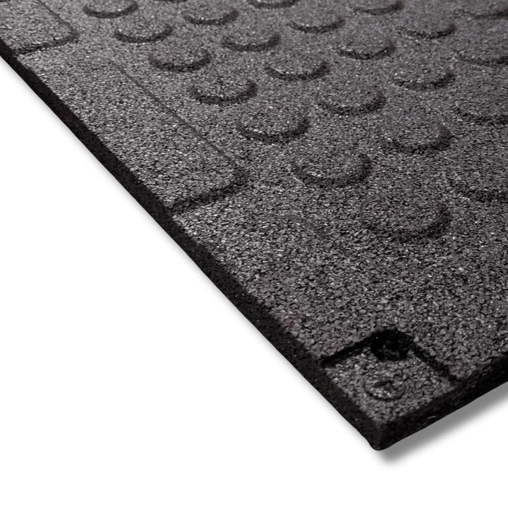 20mm Onyx EPDM Rubber Gym Tiles-Sprung Gym Flooring